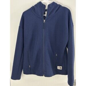 The North Face Hoodie WomenFull Zip Sweater hoodie  Hiking navy blue medium cozy